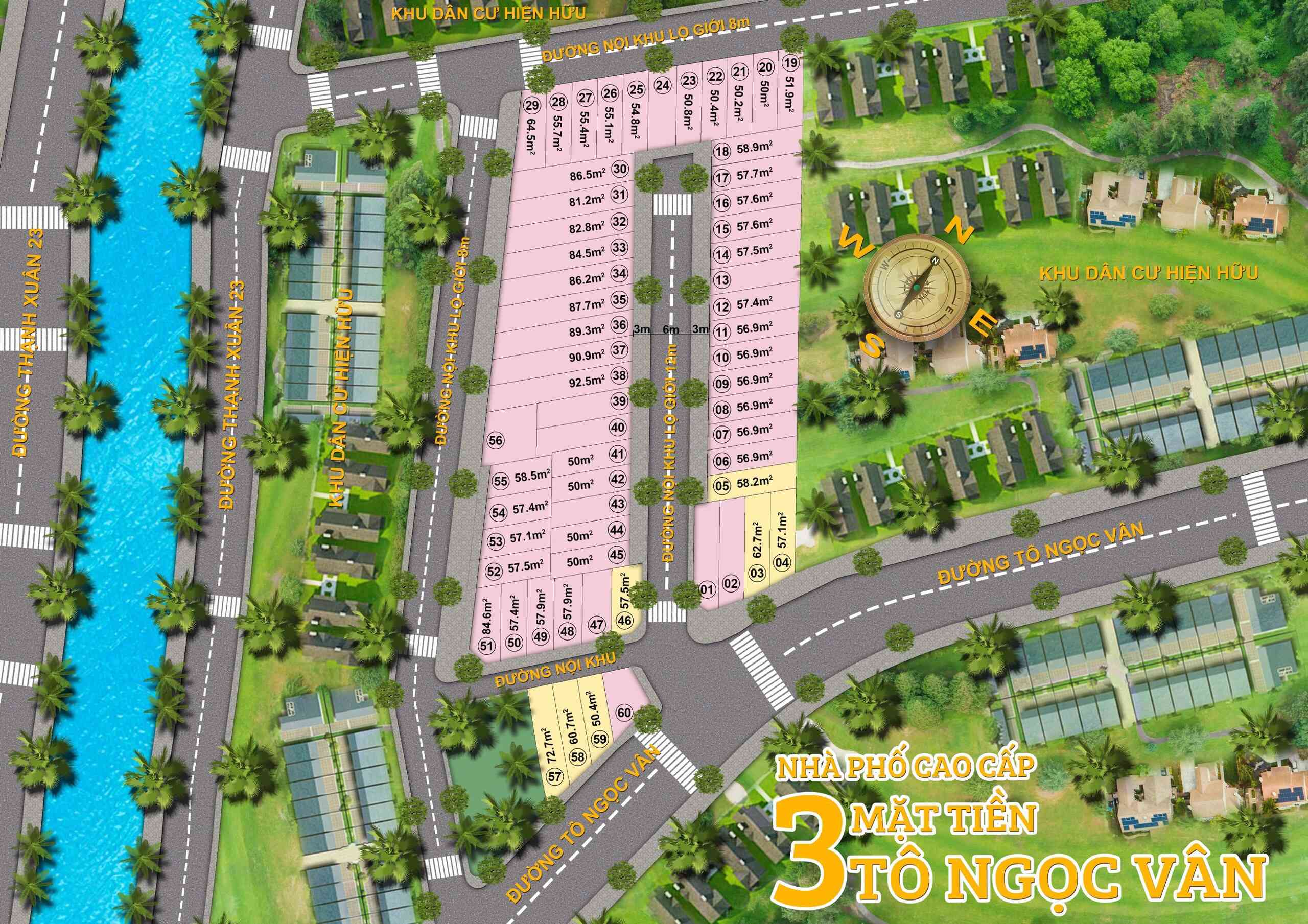 mat bang tong the du an nha pho the sol residence ttn 2