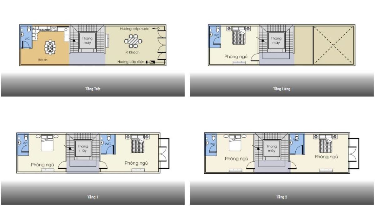 Thiết kế dự án nhà phố OSAKA Quận 12