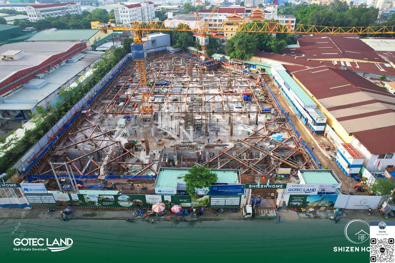 tiến độ dự án shizen home quận 7