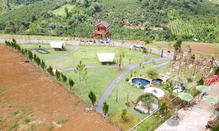 Tien do thi cong Du an Doi Hoa Gio Bao Loc