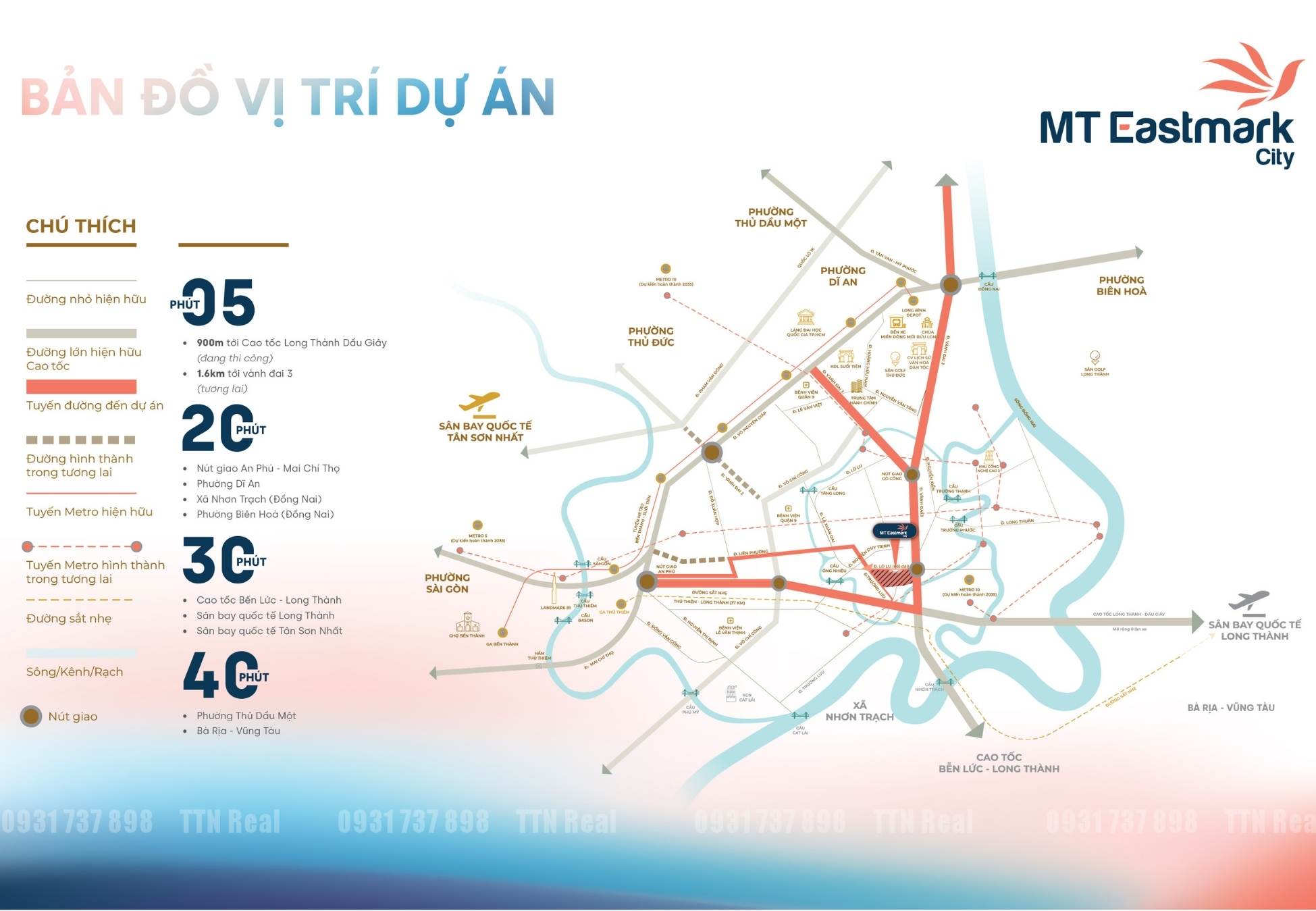 Vị trí dự án căn hộ cao cấp MT Eastmark City TP. Thủ Đức