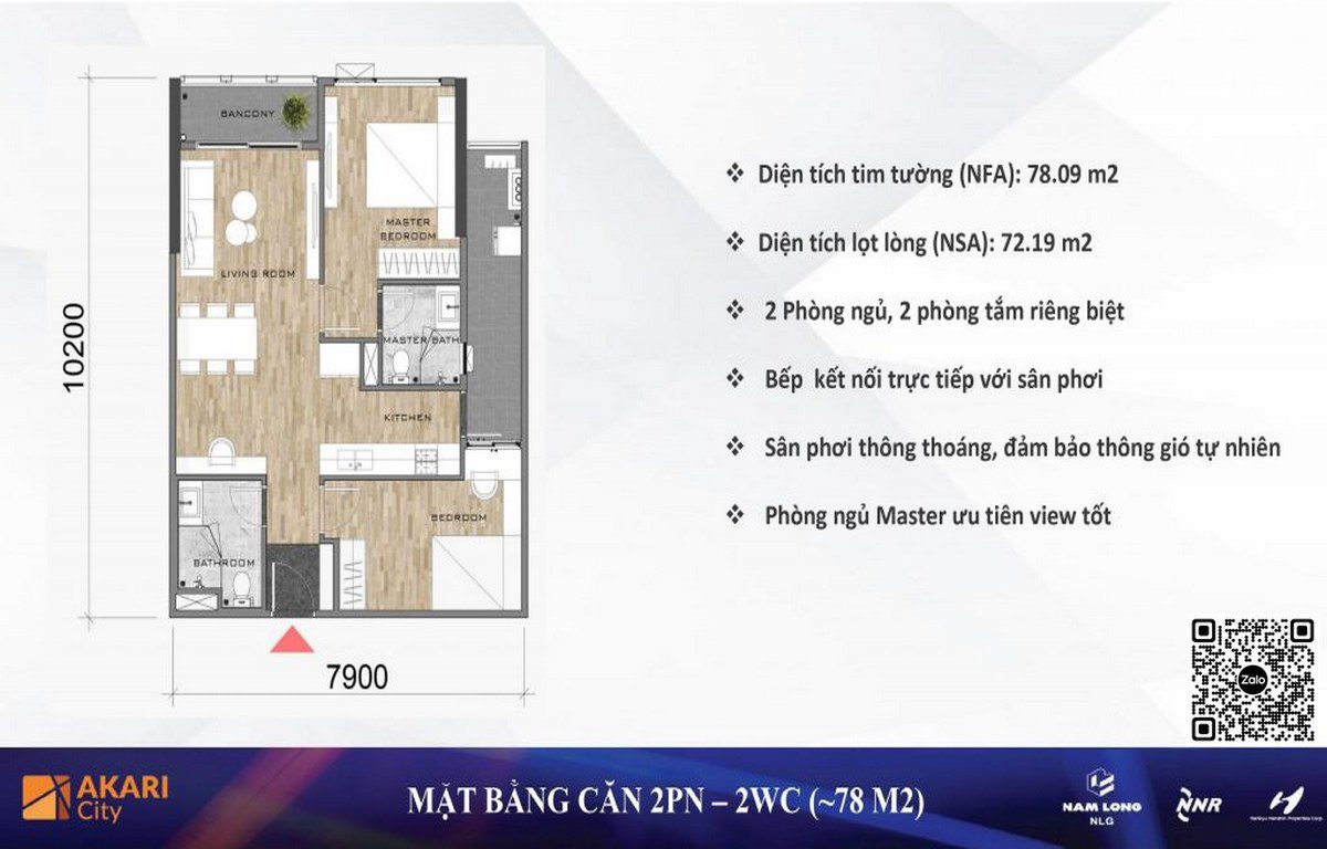 can ho 78m2 akari city phase 2 TTN