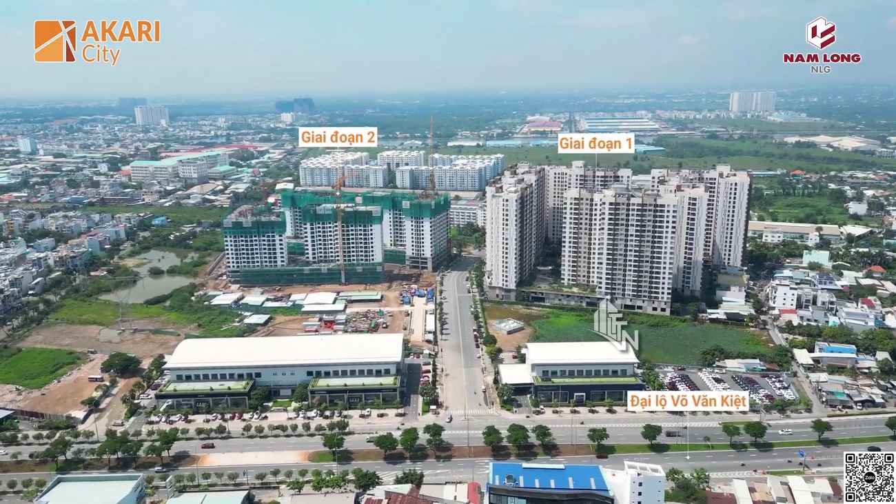 Cập nhật tiến độ mới nhất tháng 07/2023 các Block AK7 – AK8 – AK9 – AK NEO (AK10) dự án khu đô thị Akira City Nam Long