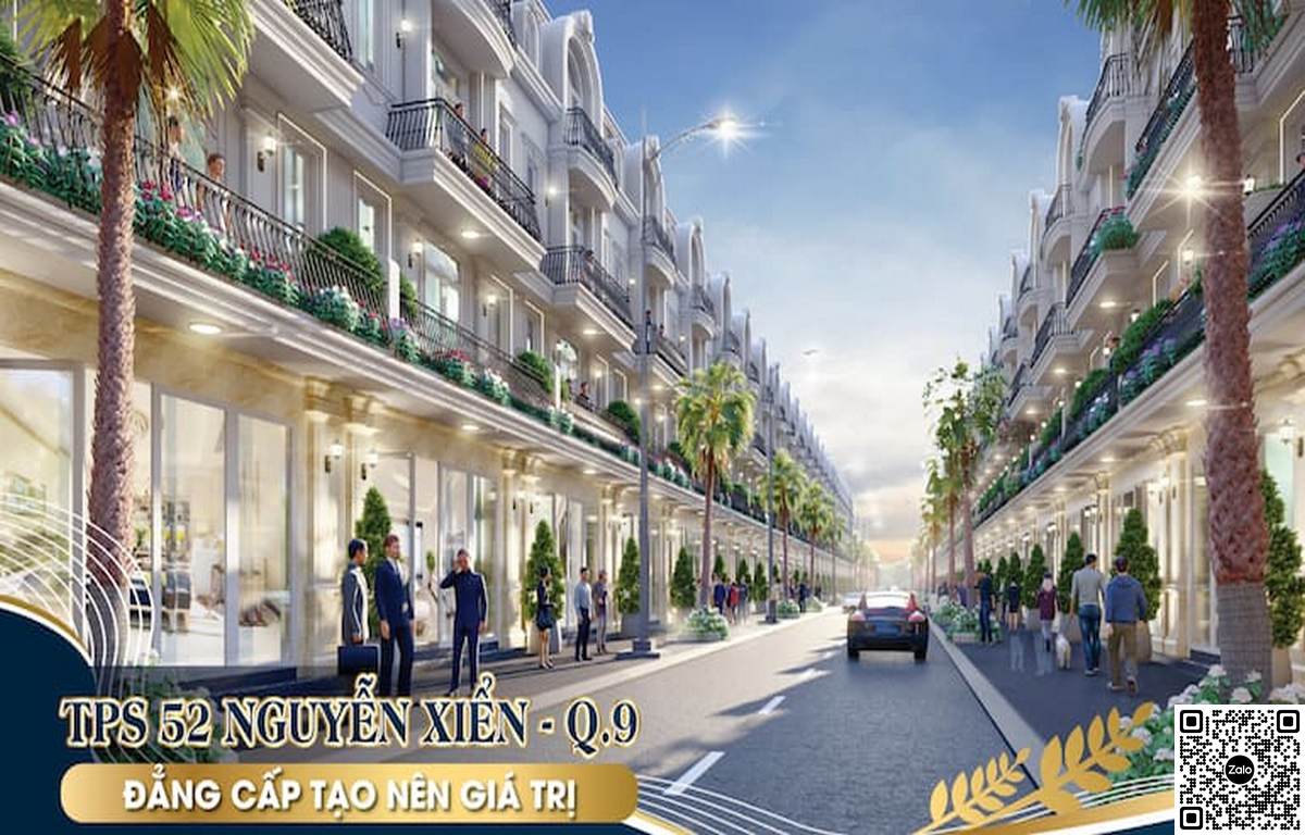 Dự án <strong>nhà phố TPS 52 Nguyễn Xiển</strong> đẳng cấp tạo nên giá trị