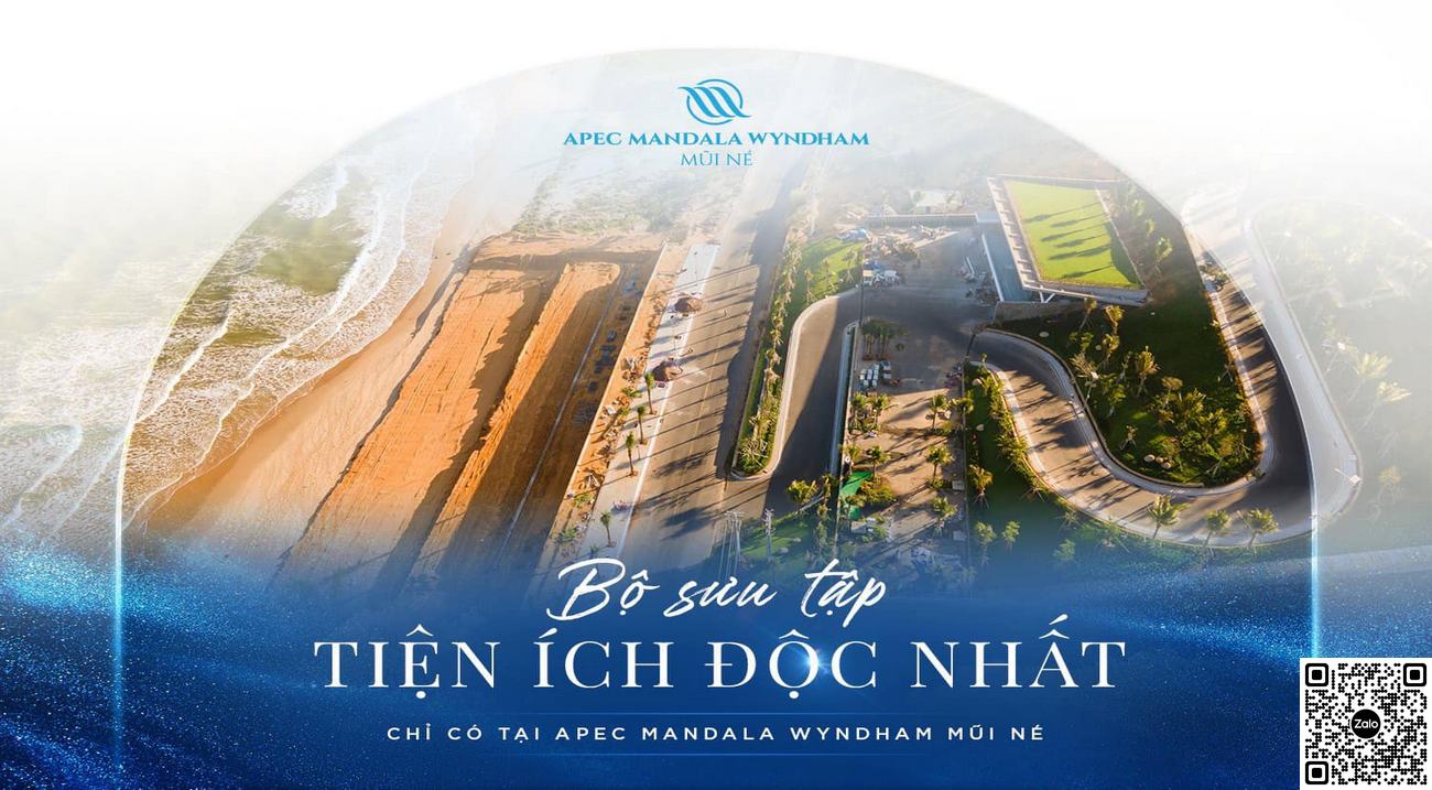 tiện ích có tại khu nghỉ dưỡng dự án Apec Mandala Wyndham Mũi Né