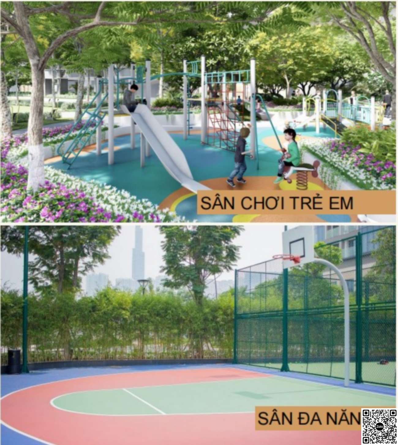 tiện ích khu thể thao đa năng dự án Moonlight Avenue Thủ Đức 