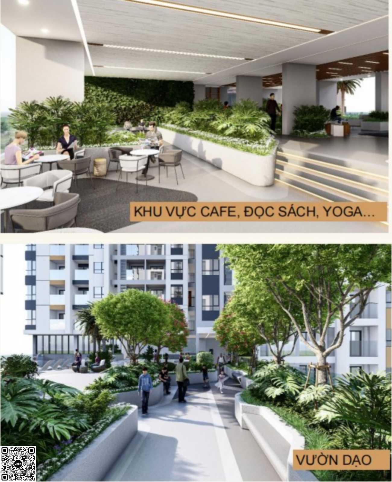 tiện ích khu cofe nhà hàng dự án Moonlight Avenue Thủ Đức 