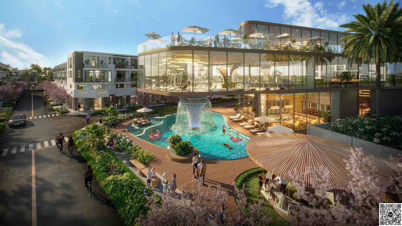Đài Phun nước dự án Nhà Phố Shophouse Xuân Thảo Residence