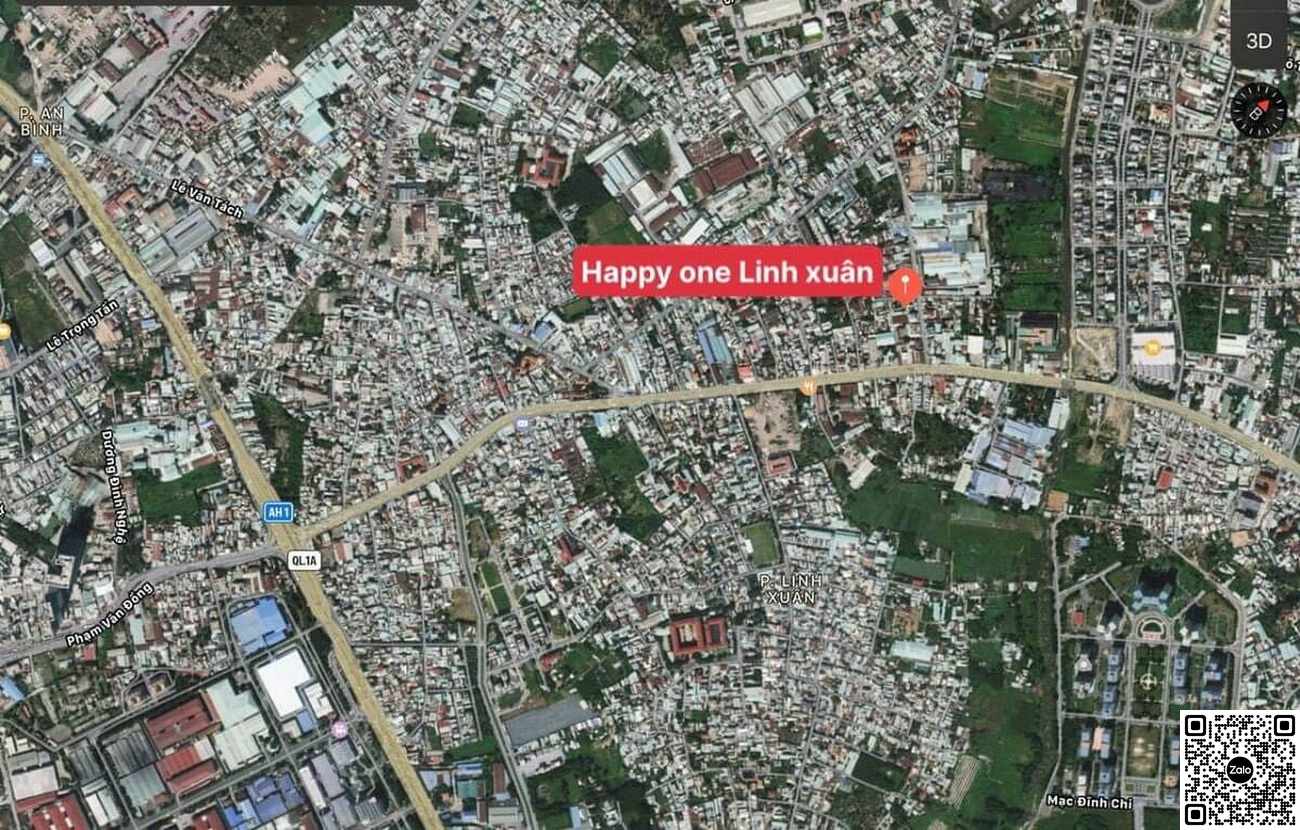 Happy One Linh Xuân vị trí dự án Happy One Linh Xuân TP. Thủ Đức