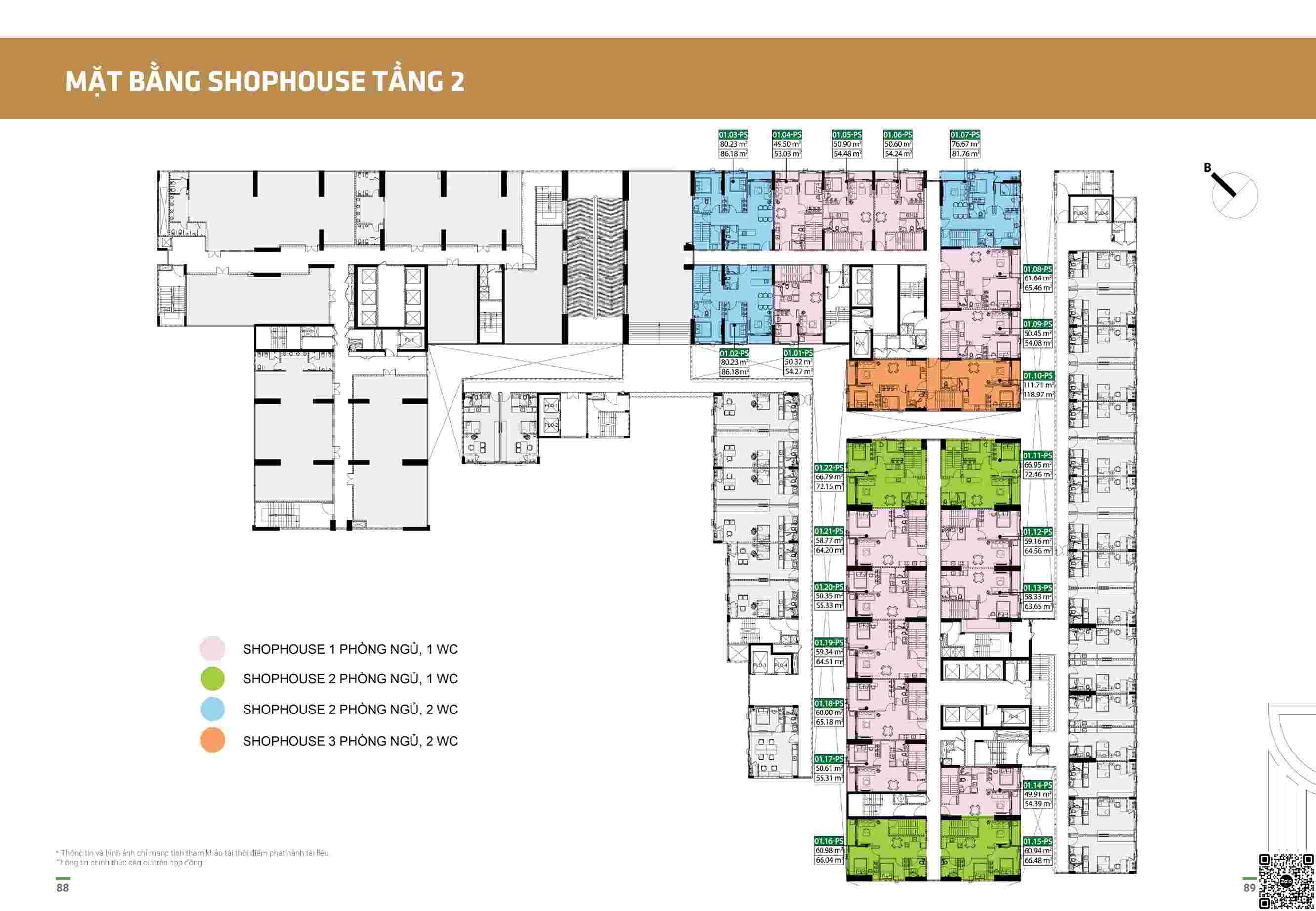 Picity Sky Park – Sky Zen Mặt bằng chi tiết Shophouse dự án căn hộ cao cấp Picity Sky Park Dĩ An