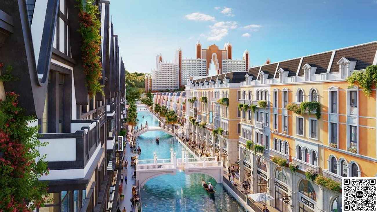Hệ thống tiện ích Merryhome gắn liền với nước tại kỳ quan MerryLand Quy Nhơn Bizhouse Canal District đã tái hiện chân thực một nền kinh tế sông nước trù phú, hiện đại và đẳng cấp.