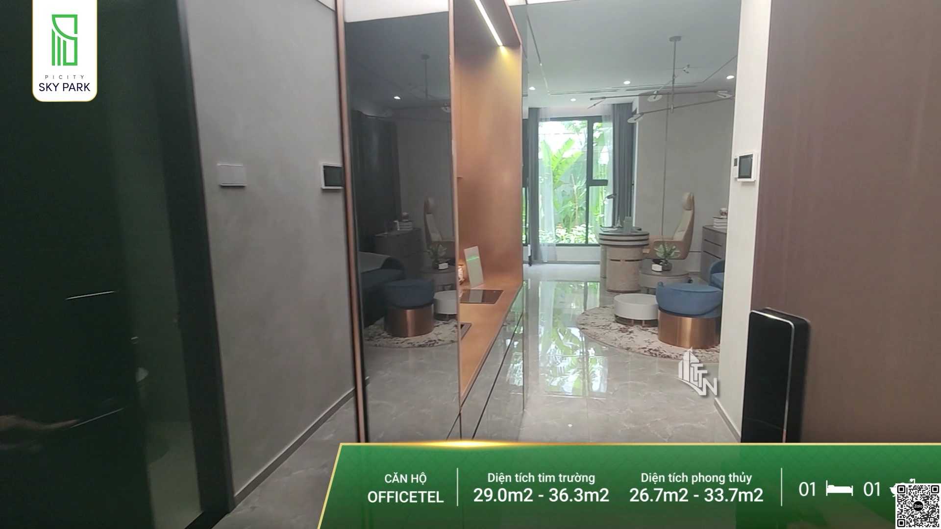 Picity Sky Park – Sky Zen Mẫu căn hộ OFFICETEL cao cấp tại dự án Picity Sky Park