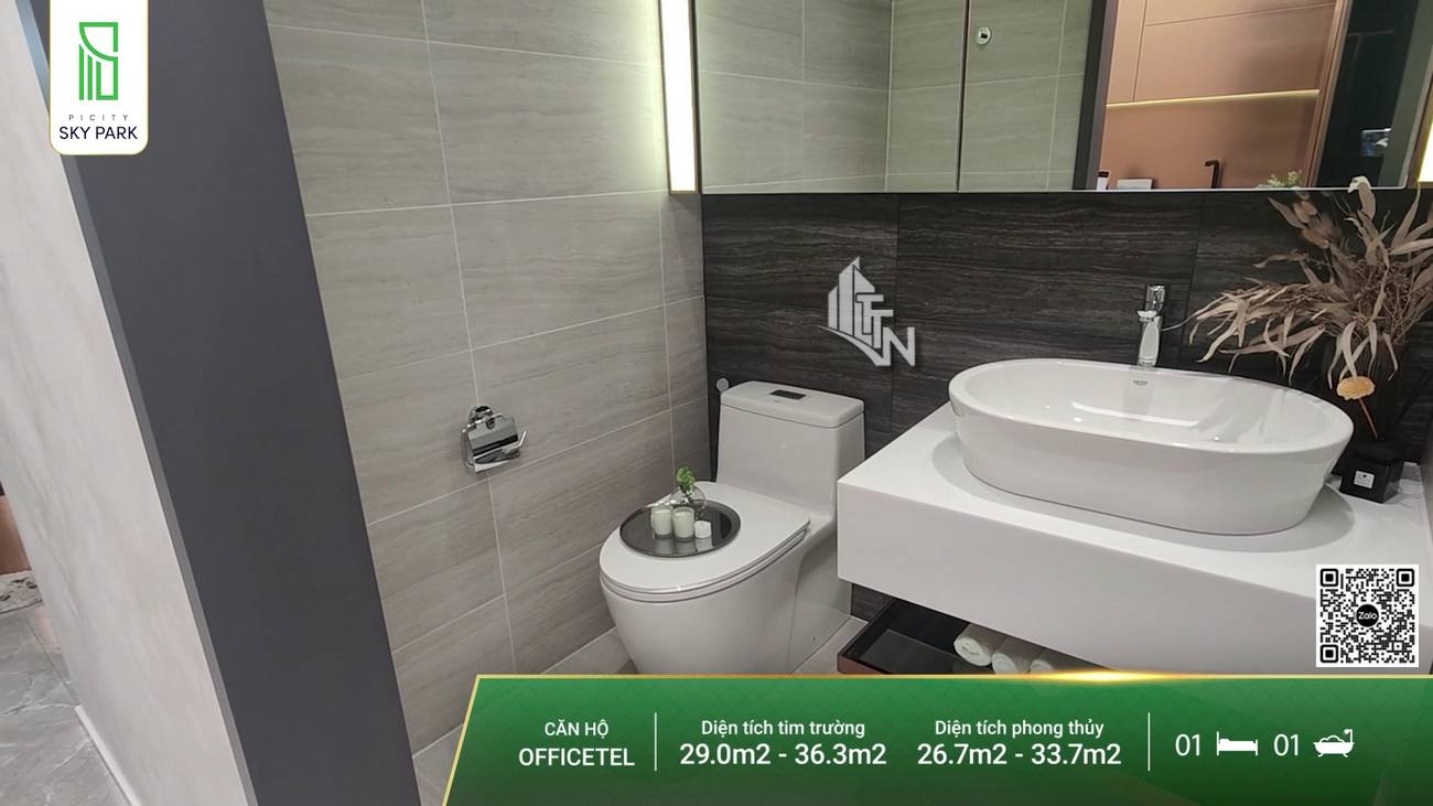Picity Sky Park – Sky Zen Mẫu căn hộ OFFICETEL cao cấp tại dự án Picity Sky Park