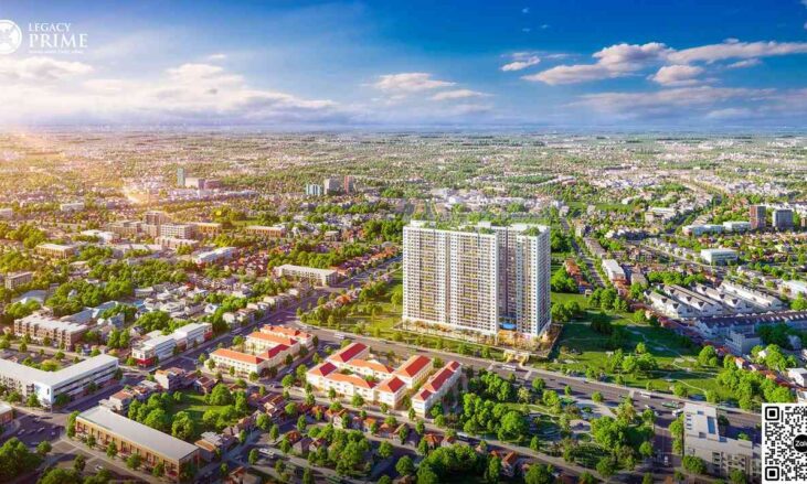 Phối cảnh tổng quan dự án chung cư căn hộ Legacy Prime