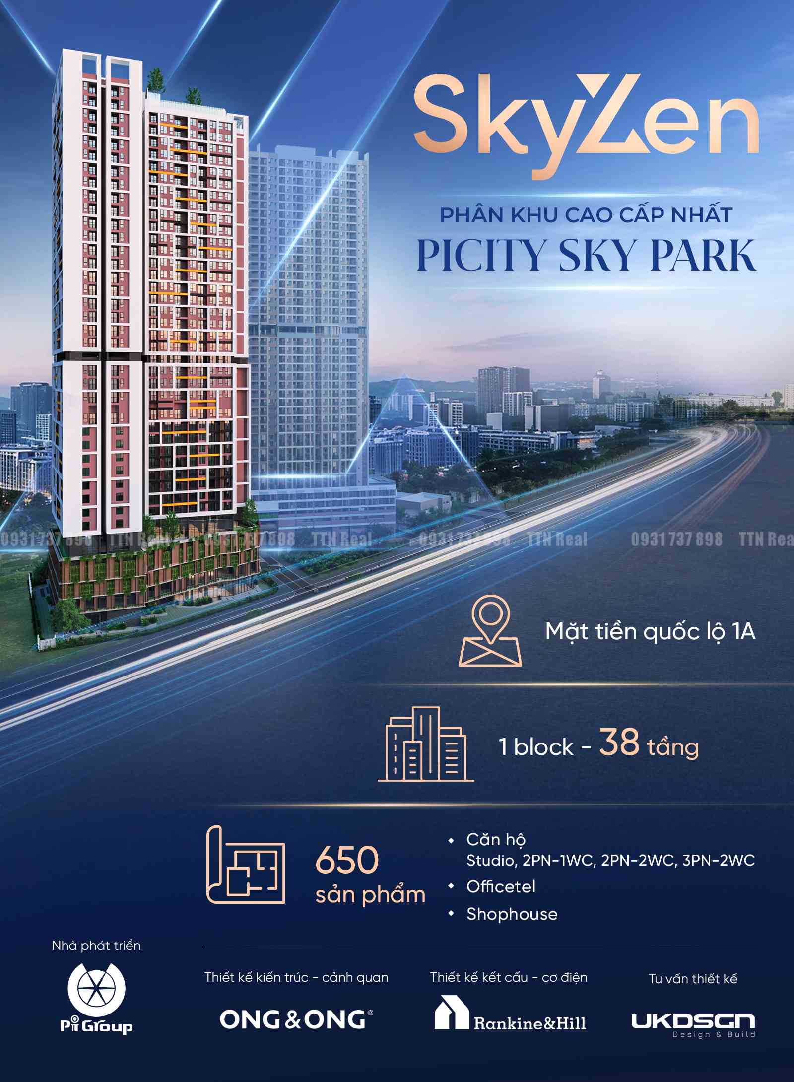 Picity Sky Park – Sky Zen dự án căn hộ SkyZen – Phân khu cao cấp nhất Picity Sky Park ngay đại lộ Phạm Văn Đồng.