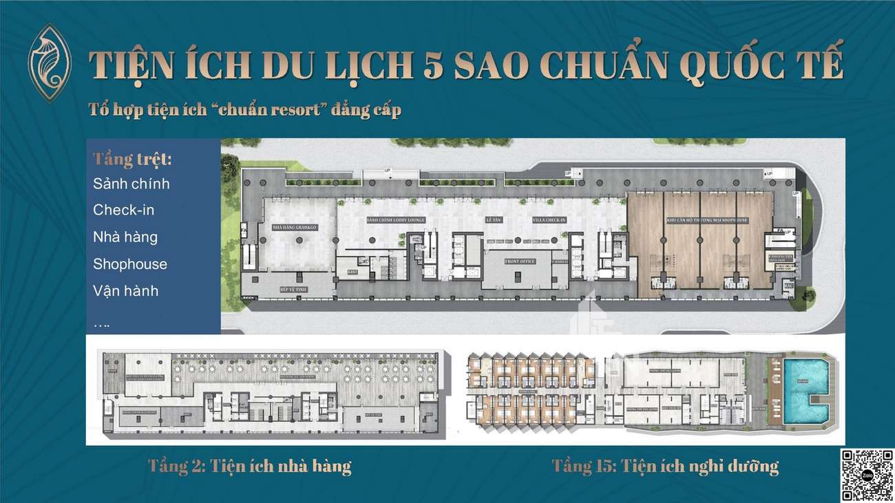 Tiện ích dự án condotel The Maris chủ đầu tư Trùng Dương Corp
