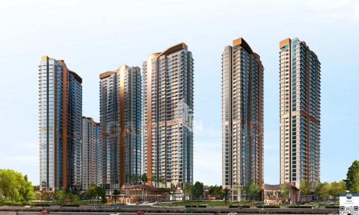 Phối cảnh tổng thể dự án Eaton Park Gamuda Mai Chí Thọ, TP. Thủ Đức. 