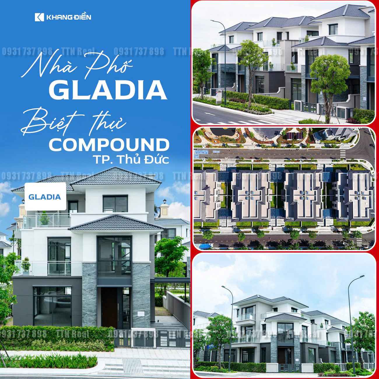 Gladia By The Waters GLADIA by The Waters – Biệt thự đẳng cấp bên sông đẳng cấp. Liên doanh giữa Khang Điền & Keppel Land tại Bình Trưng Đông, Quận 2 (TP. Thủ Đức) đang tạo nên một làn sóng mới trên thị trường bất động sản khu Đông!