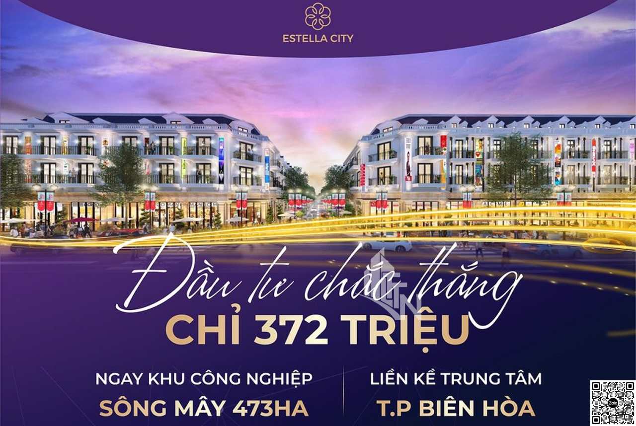 Cơ hội đặc biệt đang chờ Quý Khách Hàng khi mua sản phẩm Estella City với mức giá rất hấp dẫn chỉ từ 372 triệu. Điều độc đáo hơn nữa khi lợi nhuận mang lại 20%/năm sau 9 tháng đầu tư với chiết khấu hấp dẫn lên đến 12%