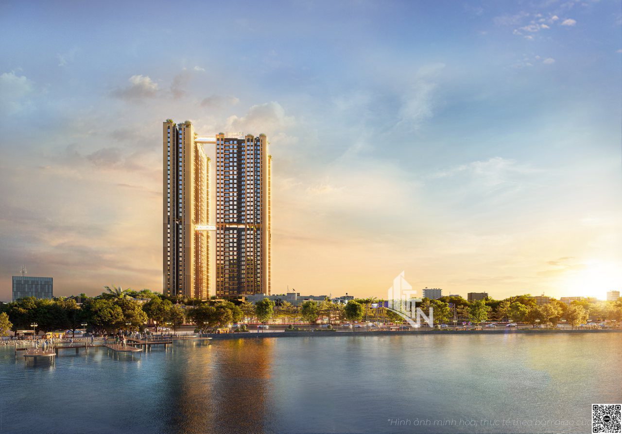 Phối cảnh dự án chung cư căn hộ A&T Sky Garden Thuận An, Bình Dương.