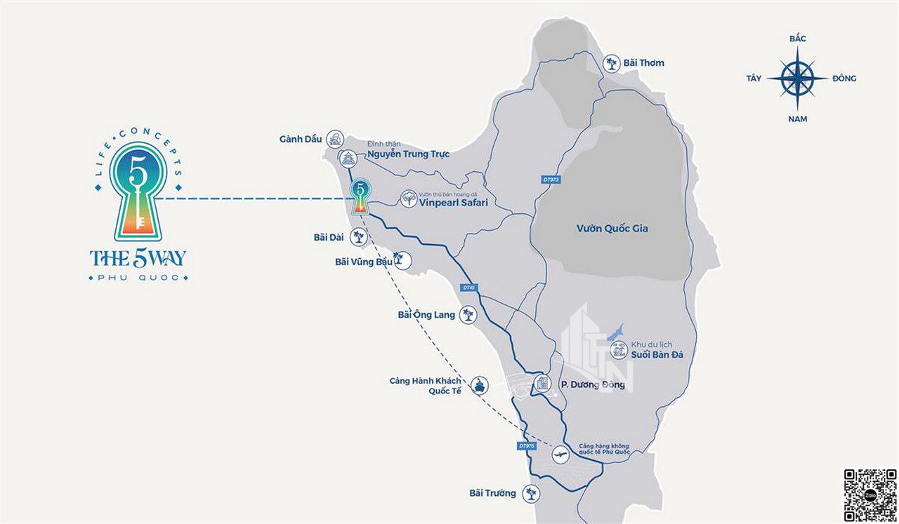 vị trí the 5way phú quốc