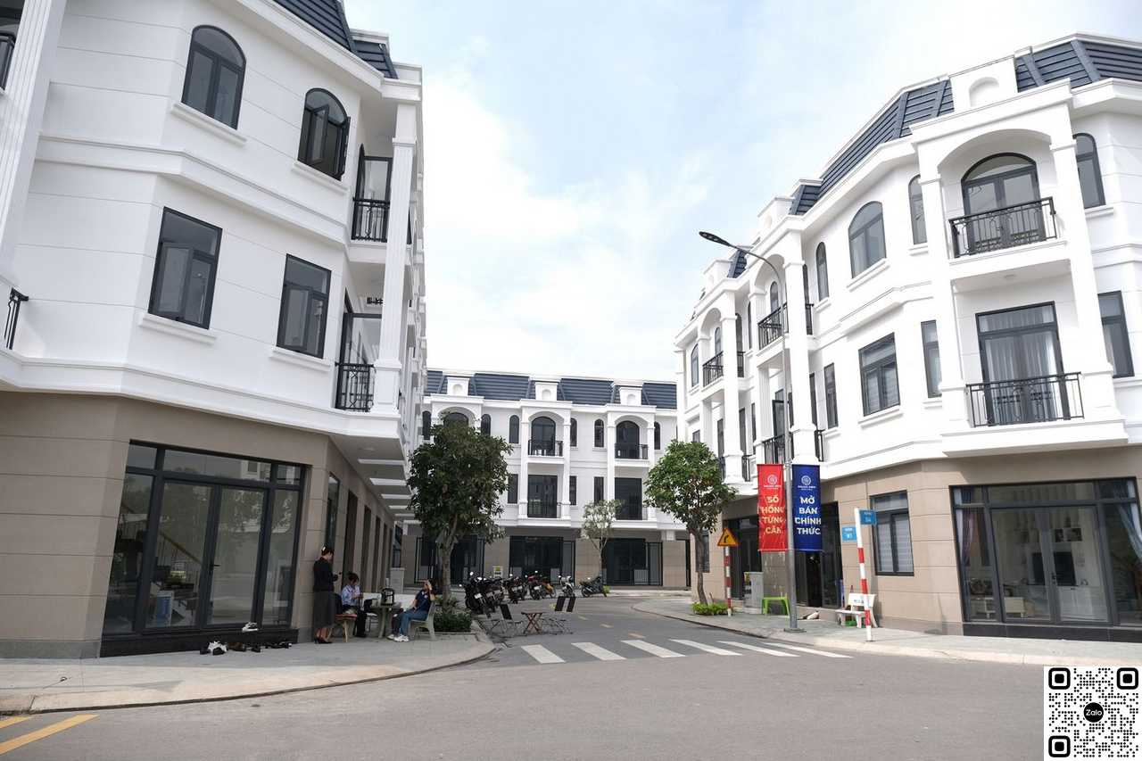 Hình ảnh thực tế nhà phố liền kề dự án Phước Điền Midtown