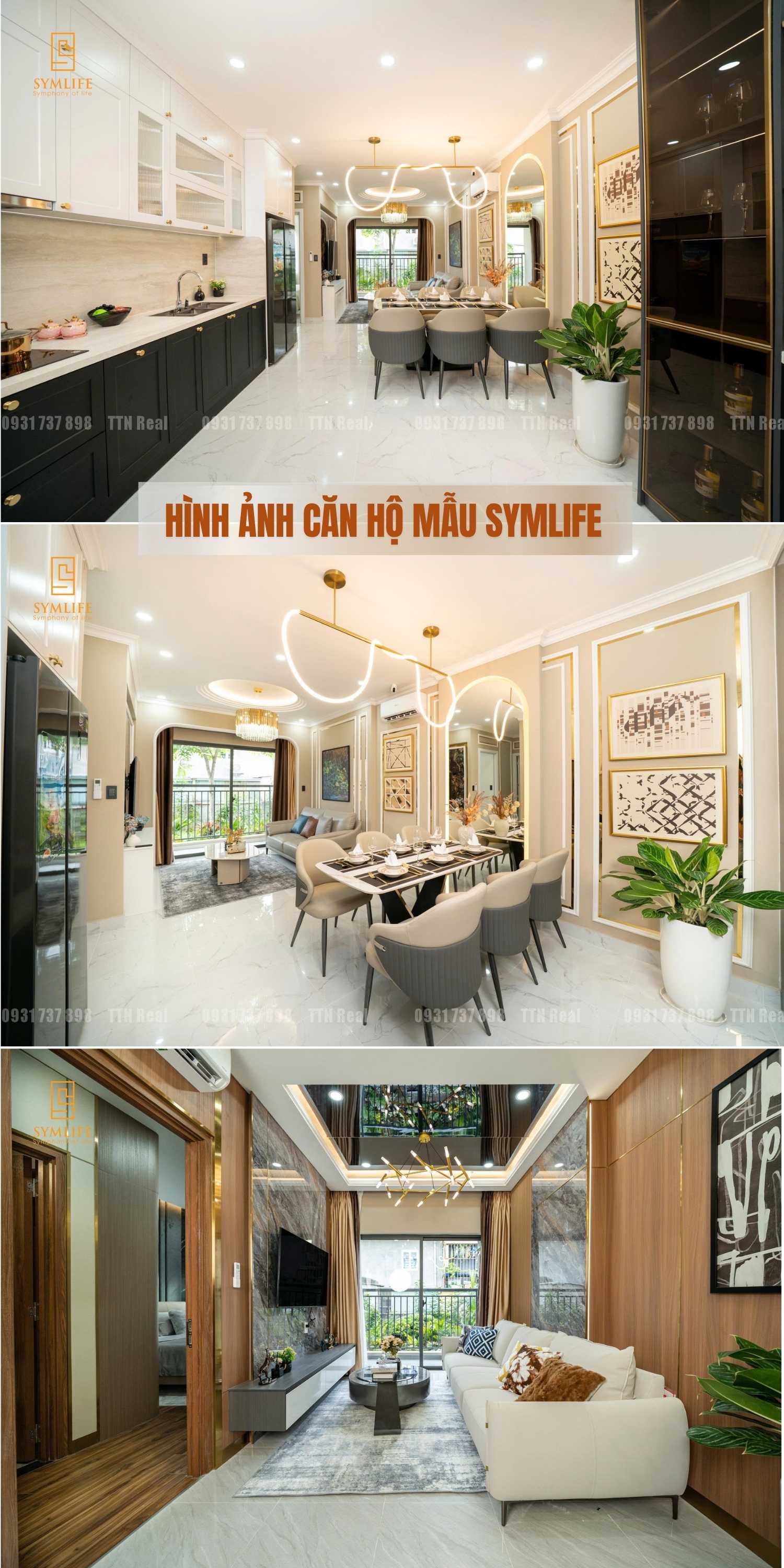 HÌnh ảnh căn hộ mẫu dự án Symlife Thuận An