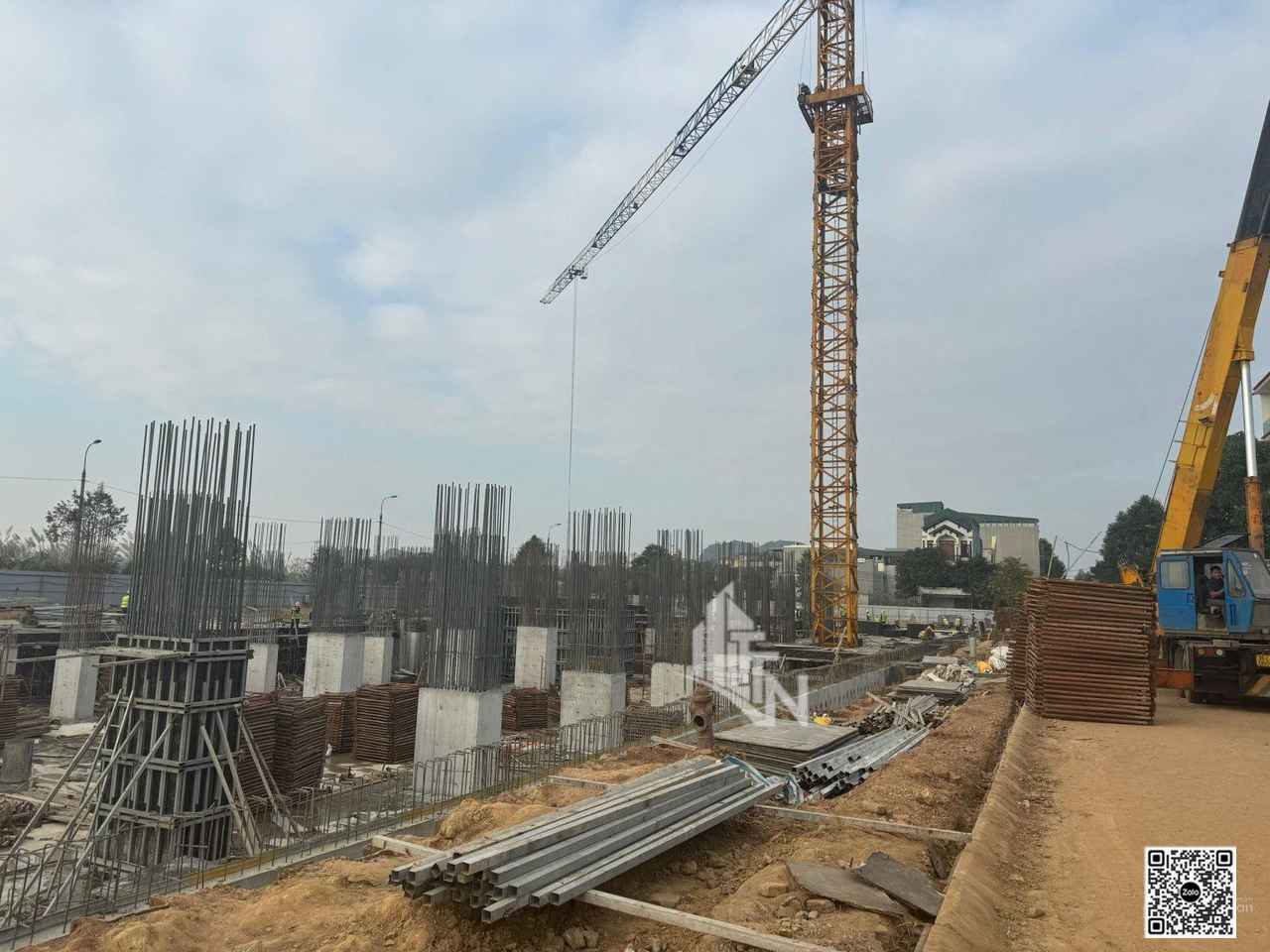 Hình ảnh thực tế tại dự án Bình An Plaza thời điểm cuối năm 2023.