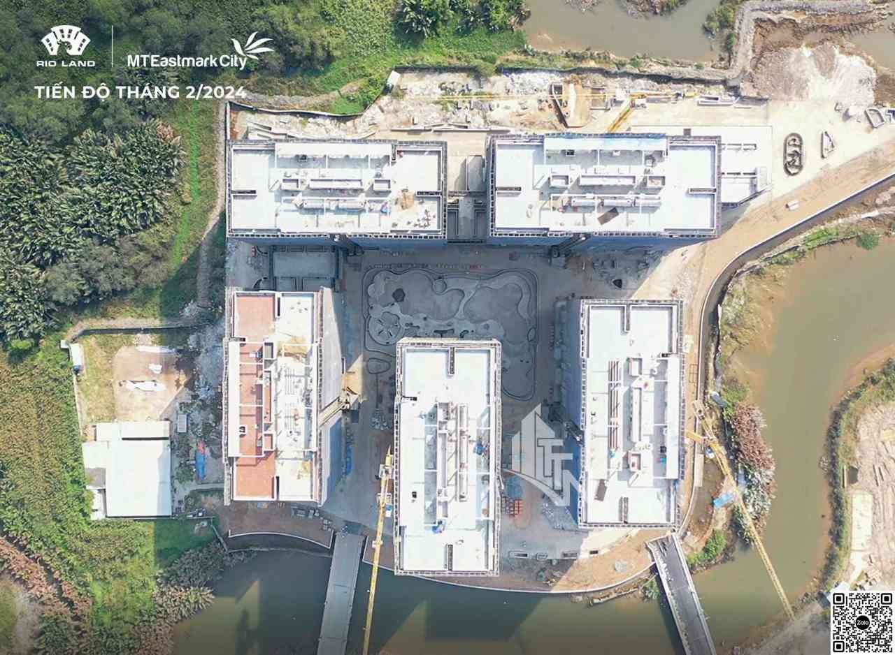 Tháng 2 – Tiến độ dự án MT EastMark cập nhật mới nhất Cập nhật mới nhất tiến độ dự án MT EastMark City tháng 2/2024