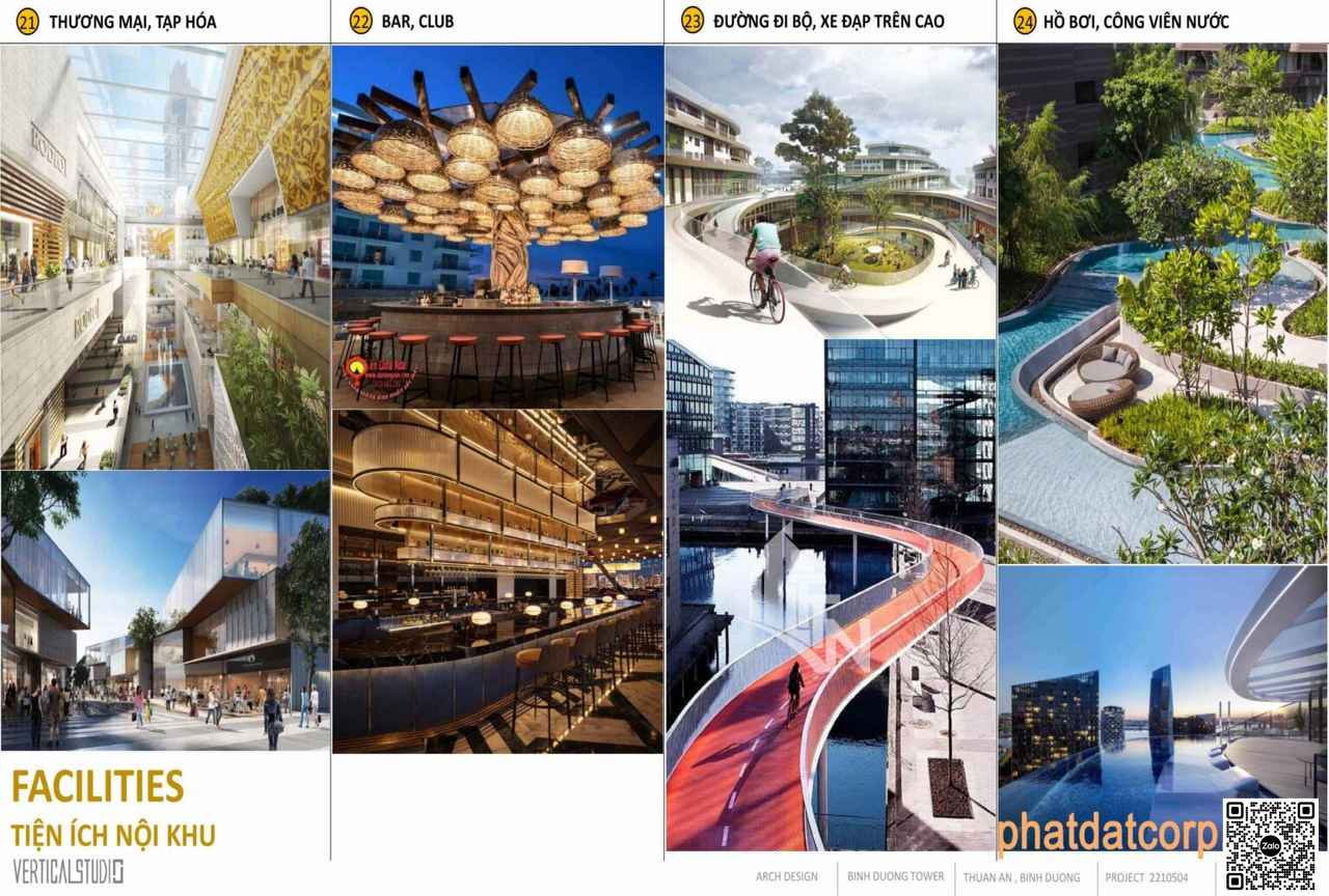 Tiện ích nội khu cao cấp có tại dự án Bình Dương Tower