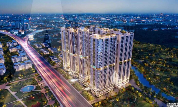 Phối cảnh tổng thể dự án Astral City Thuận An Bình Dương