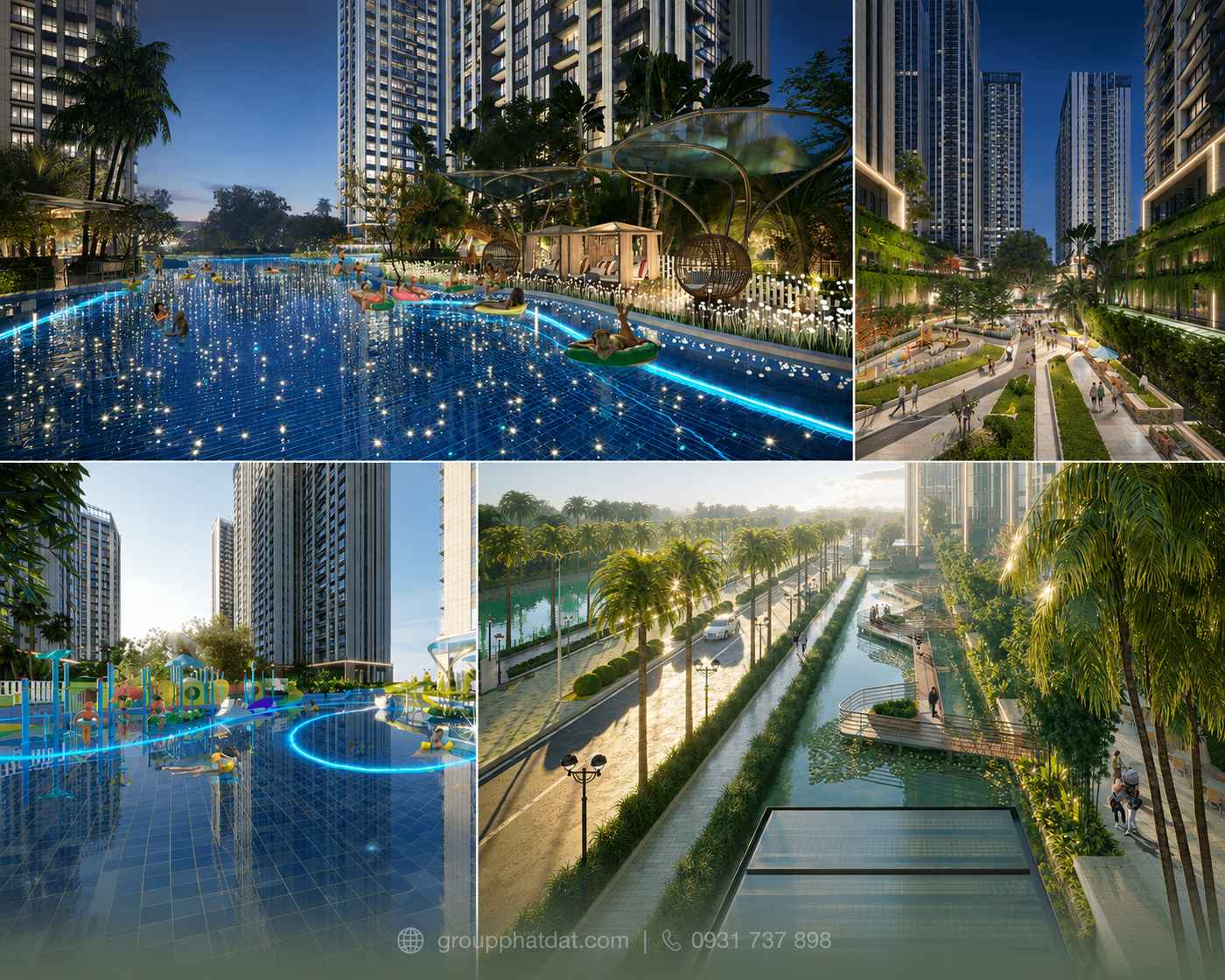 Phối cảnh dự án The Blue Star Phường Tân Thuận Hưng Lộc Phát Group