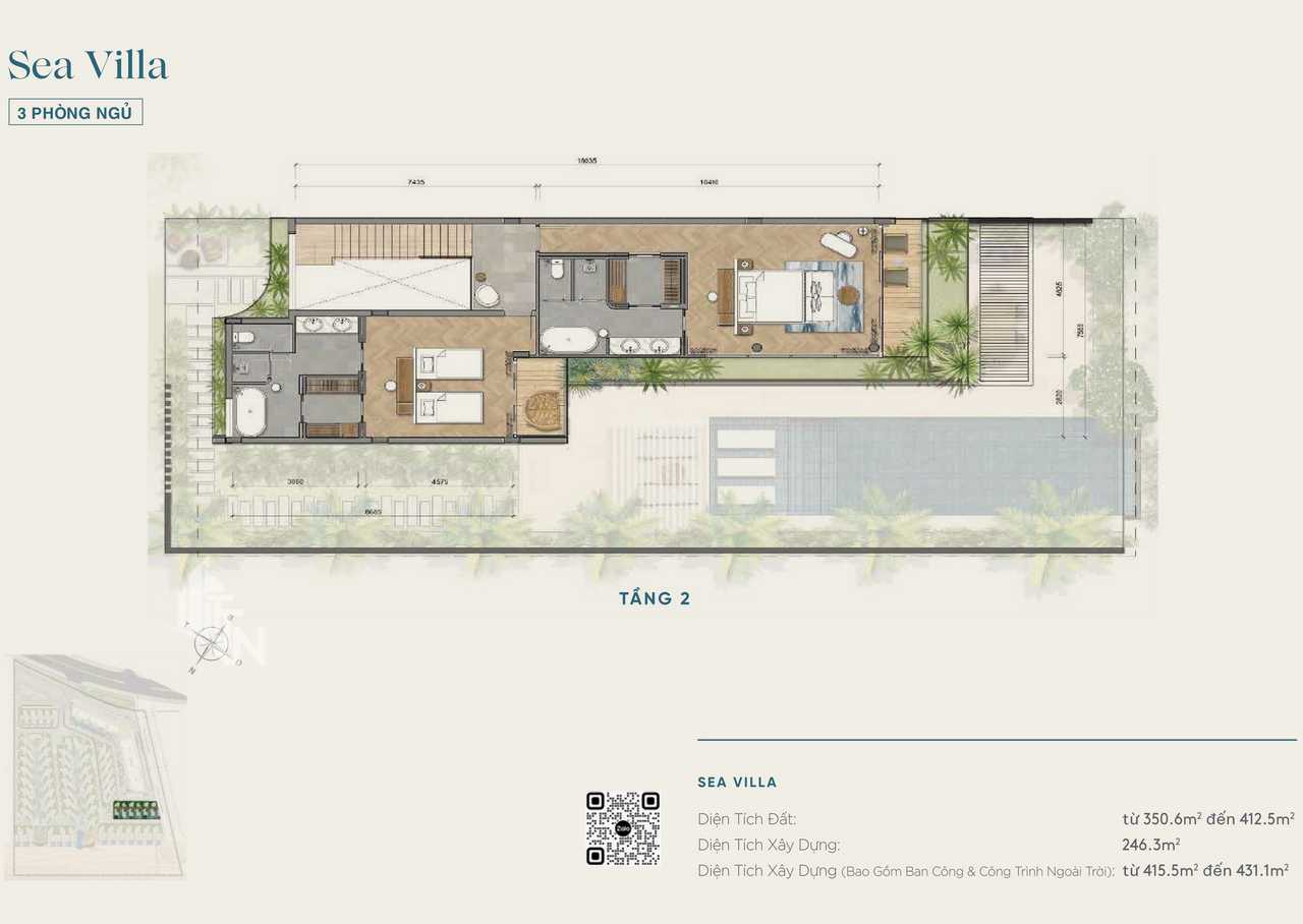 Sea Villa Ixora Hồ Tràm by Fusion