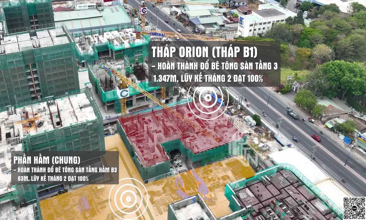 Tiến độ xây dựng dự án Astral City Bình Dương tháng 03/2024