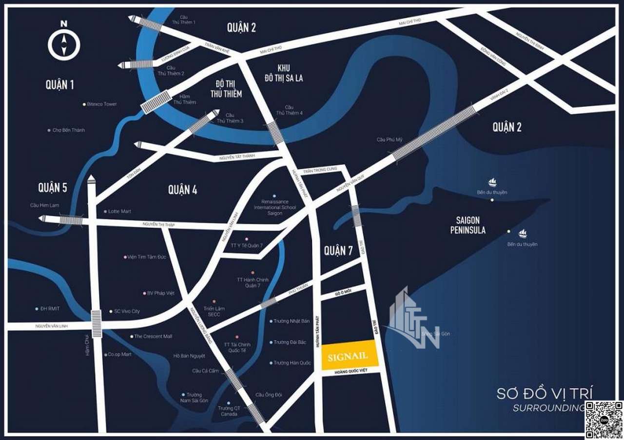 Vị trí dự án The Signal Quận 7