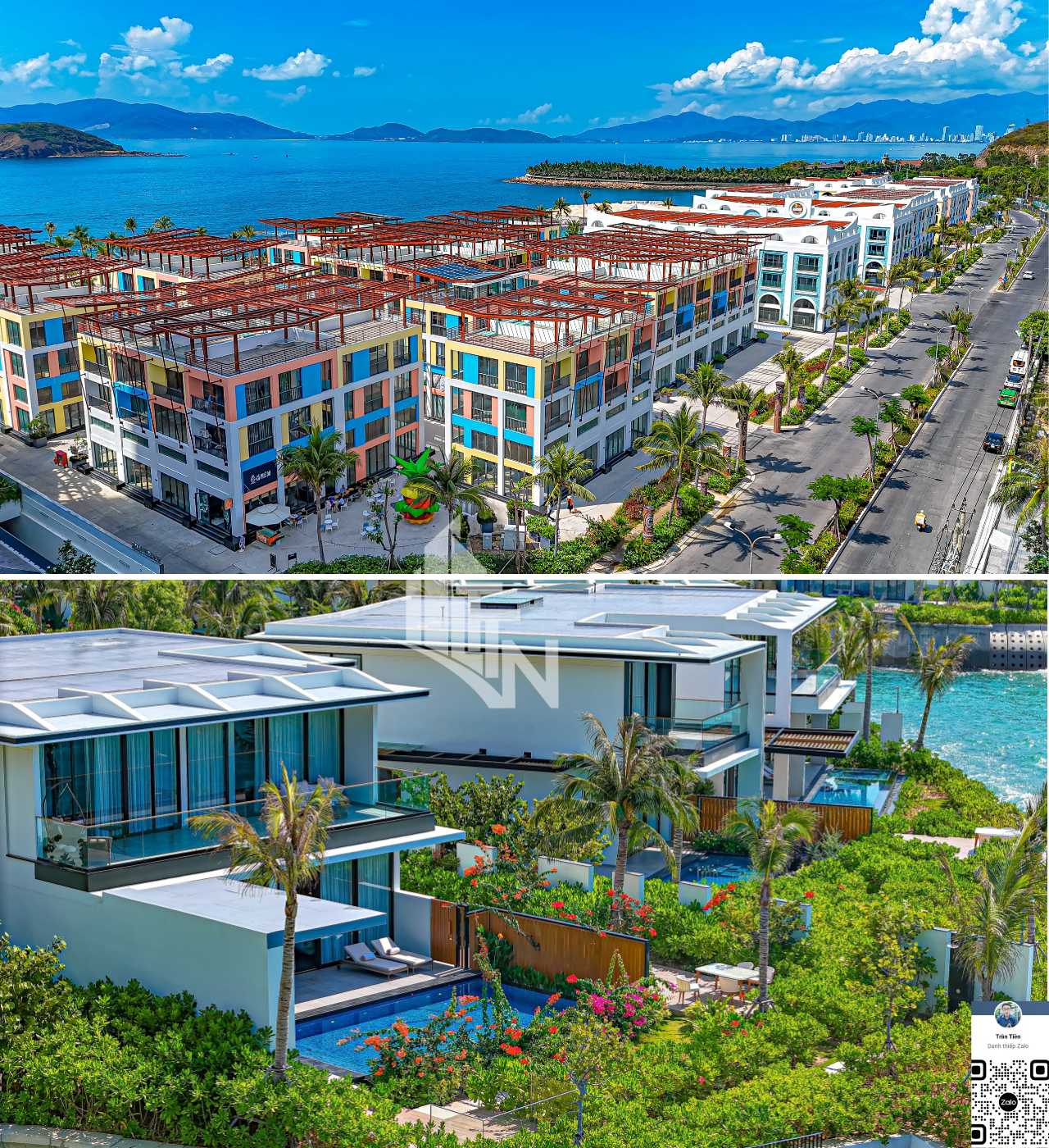 Hình ảnh thực tế khu Shophouse, Biệt Thự biển tại Libera Nha Trang