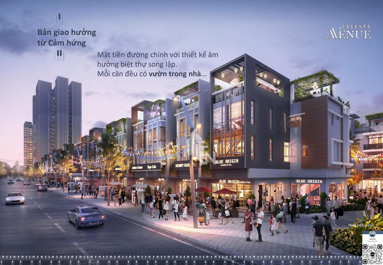 Celesta Avenue dự án nhà phố Celesta Avenus