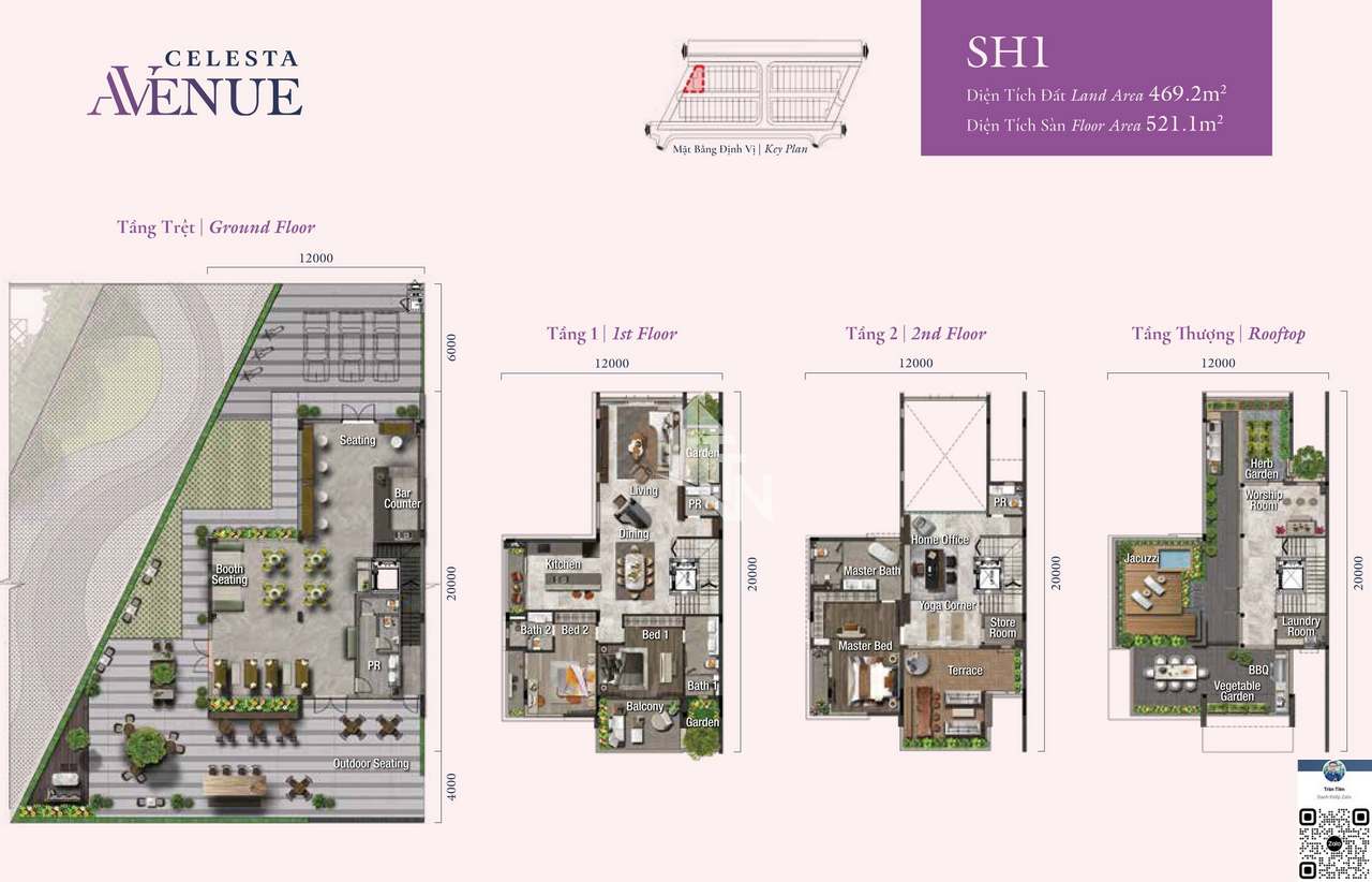 Celesta Avenue dự án nhà phố Celesta Avenus