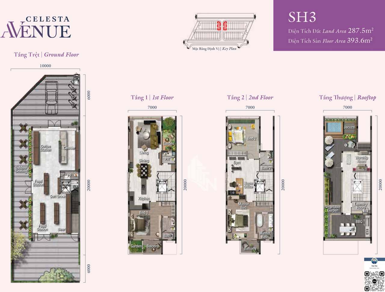 Celesta Avenue dự án nhà phố Celesta Avenus