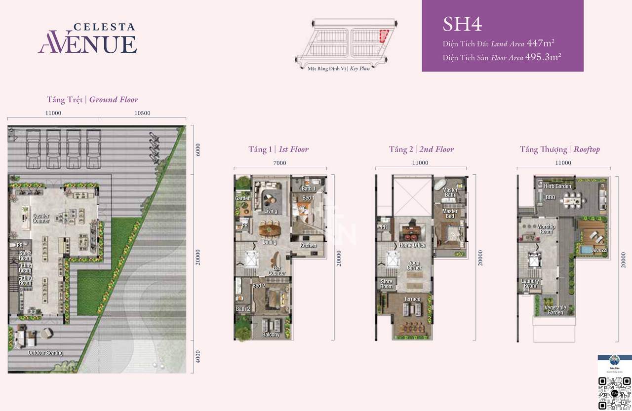 Celesta Avenue dự án nhà phố Celesta Avenus