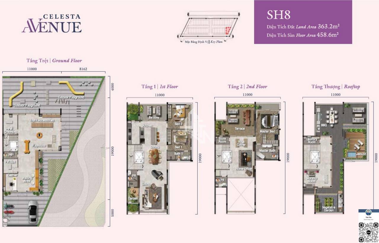 Celesta Avenue dự án nhà phố Celesta Avenus