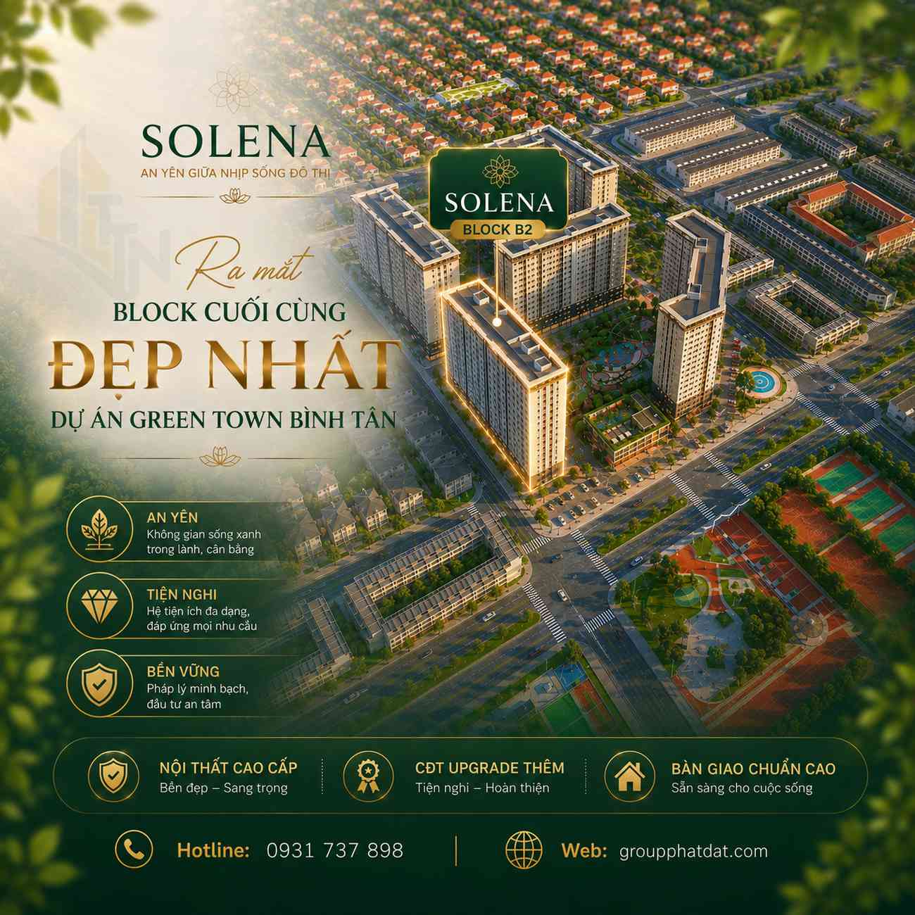 Block B2 Solena Green Town Bình Tân
