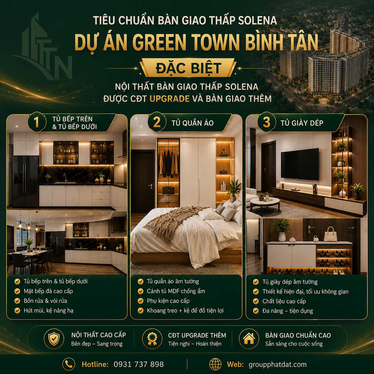 bàn giao dự án Green Town Bình Tân