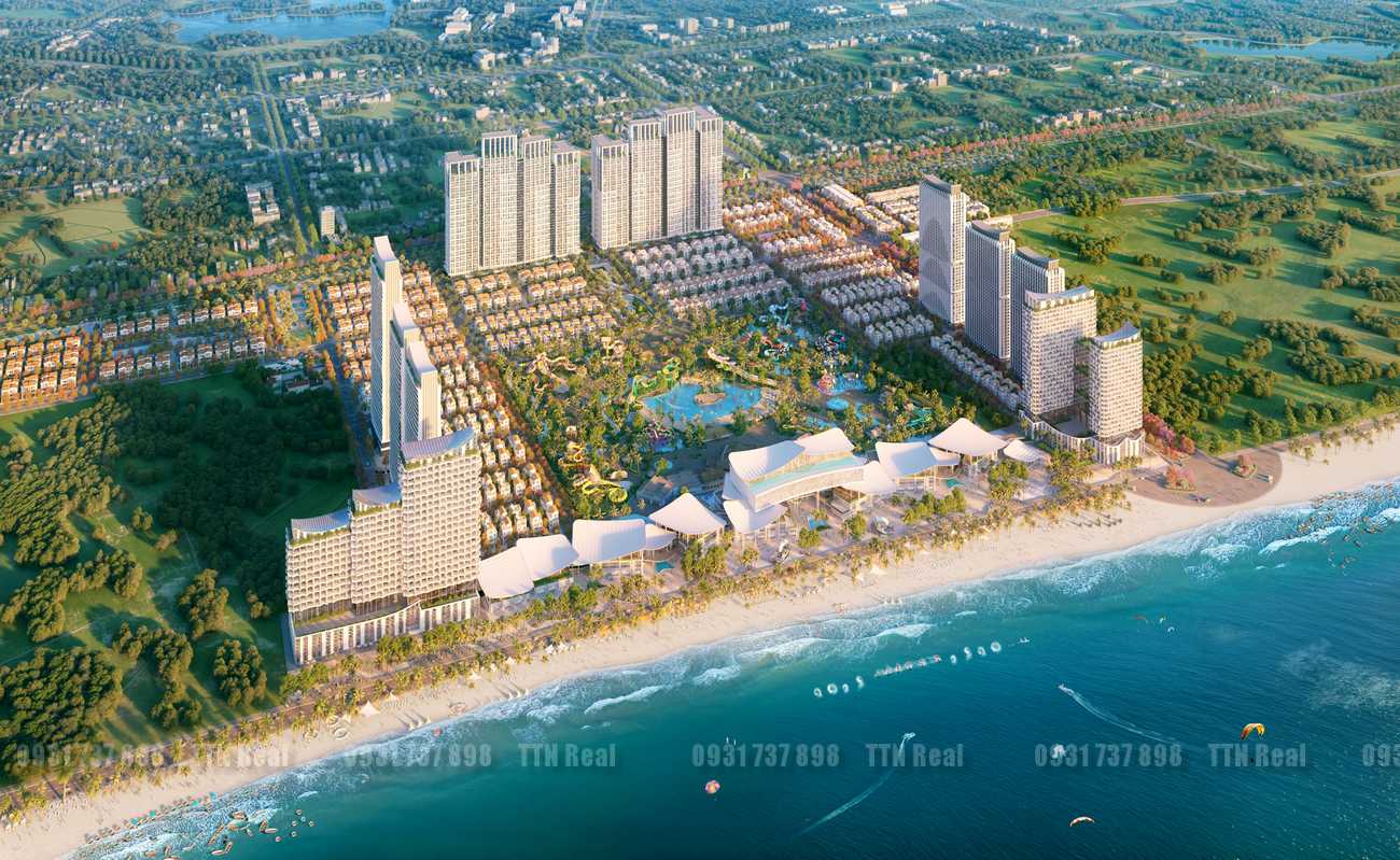 Blanca City by Sungroup Vũng Tàu Phối cảnh tổng thể dự án Blanca City by Sun Group Vũng Tàu