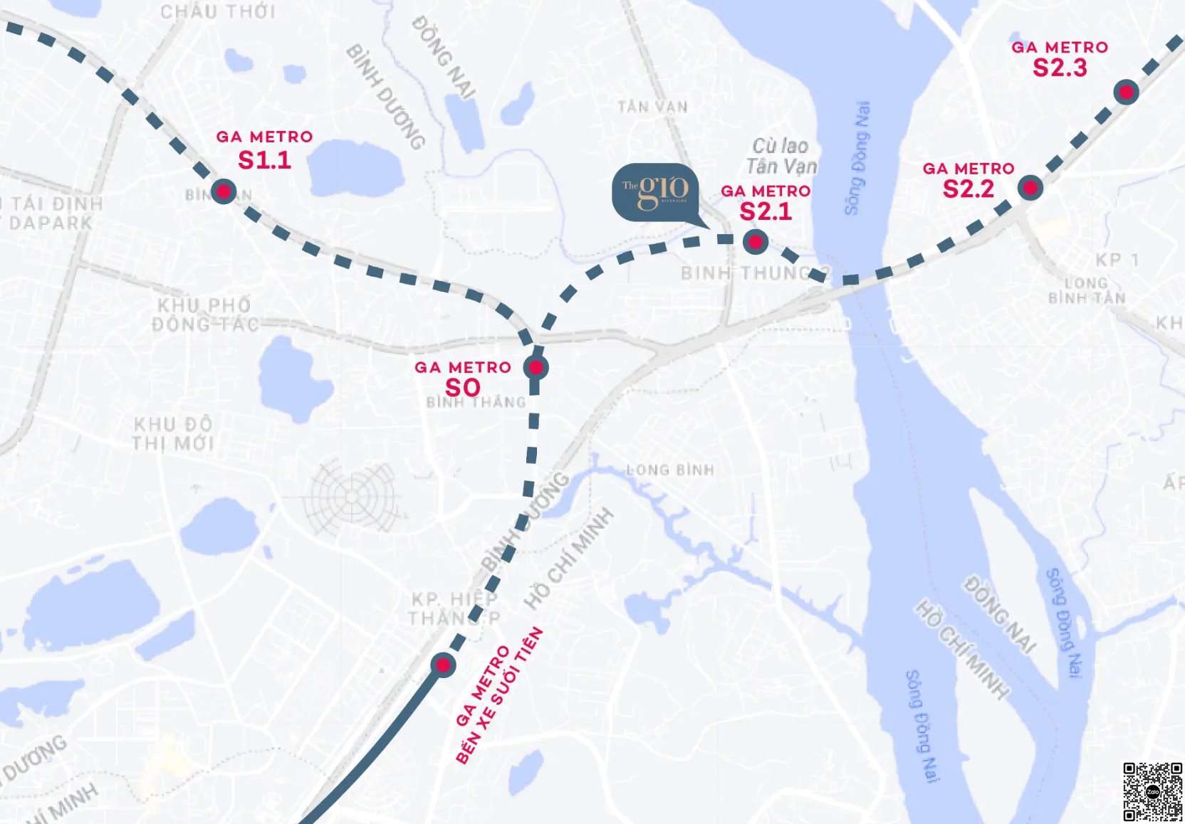 CÁCH NHANH NHẤT TỚI GA BẾN XE SUỐI TIÊN (METRO SỐ 1) TỪ DỰ ÁN THE GIÓ RIVERSIDE? The Gió Riverside Các dự án căn hộ gần ga metro kì vọng tăng giá, được người mua quan tâm.