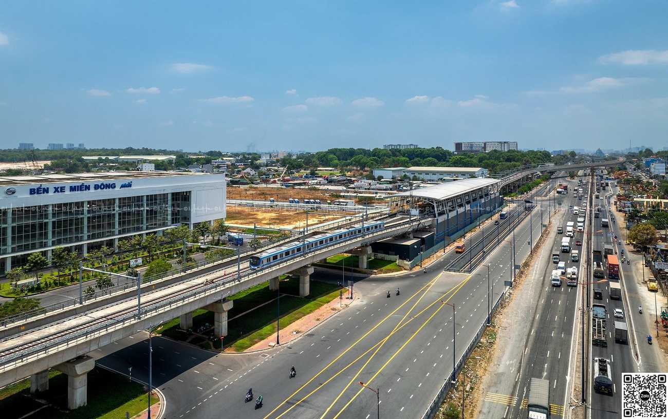 CÁCH NHANH NHẤT TỚI GA BẾN XE SUỐI TIÊN (METRO SỐ 1) TỪ DỰ ÁN THE GIÓ RIVERSIDE? The Gió Riverside