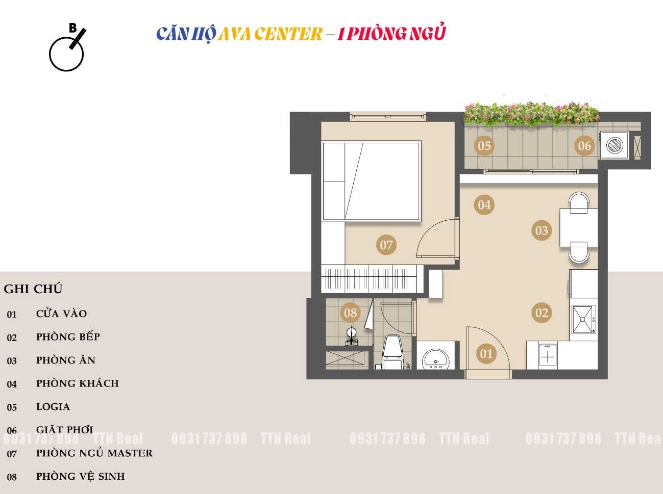 căn hộ chung cư trung tâm Ava Center