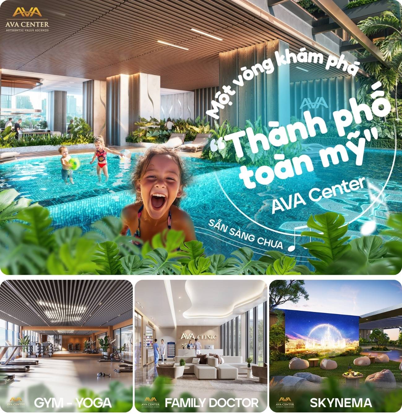 căn hộ chung cư trung tâm Ava Center, căn hộ Ava Center