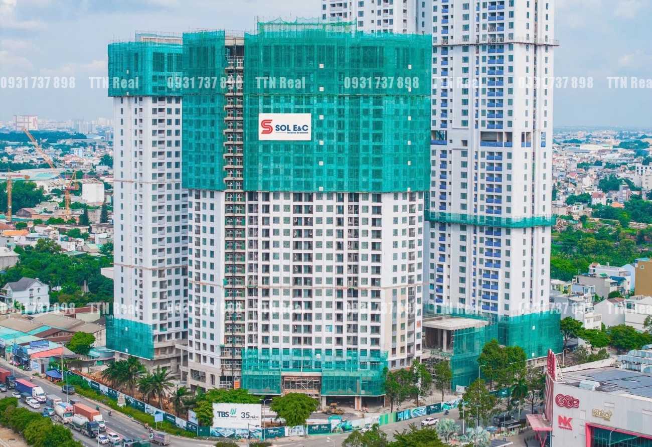 Cập nhật tiến độ dự án Green Tower tháng 08/2025 – Dấu mốc quan trọng trên hành trình bàn giao Cập nhật tiến độ Green Tower tháng 08/2025. Ảnh thực tế ngày 2/08/2025