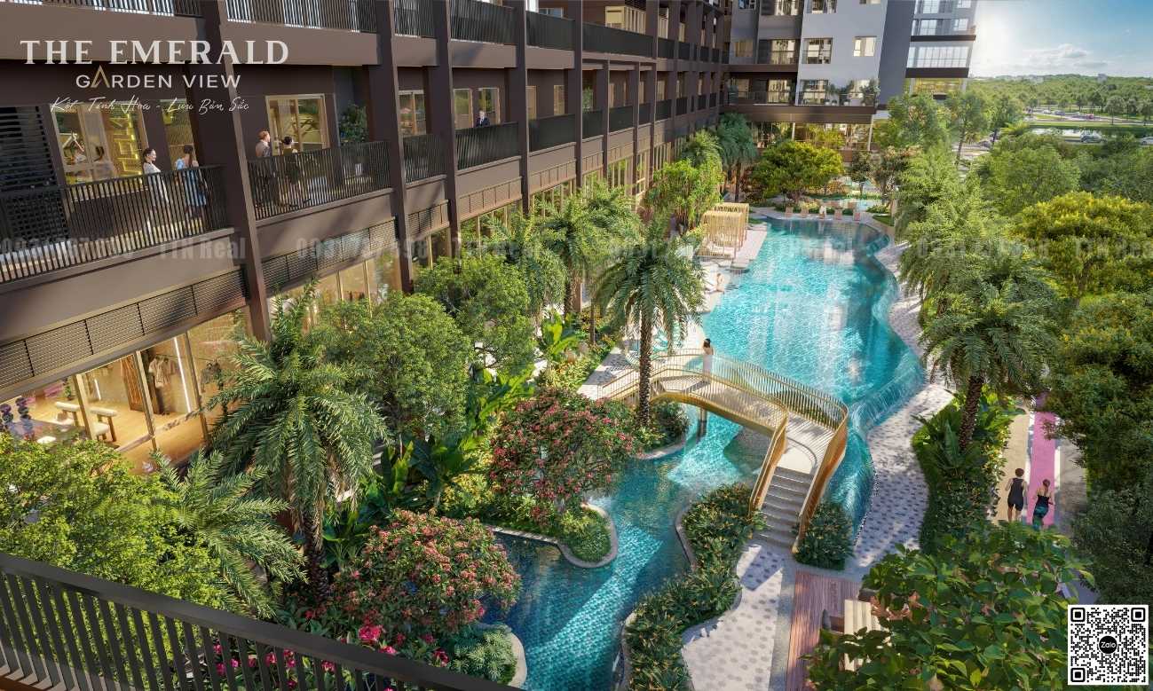 The Emerald Garden View sở hữu chuỗi tiện ích xanh chuẩn resort